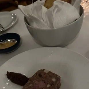 a plate of food on a table