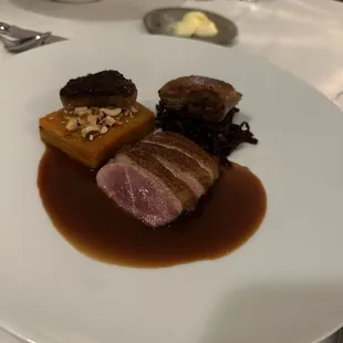 a plate of food on a table