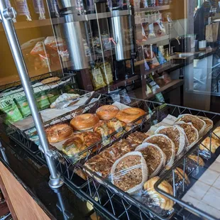 a variety of baked goods
