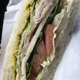 Swiss & Pesto Sandwich