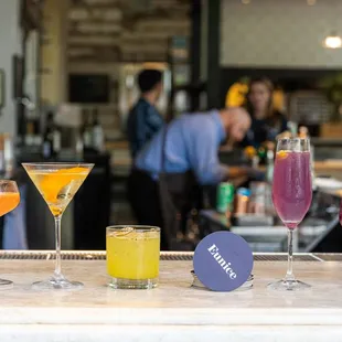 A variety of seasonal cocktails awaits!