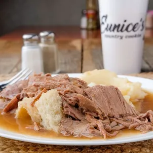Open Face Roast Beef Sandwich
