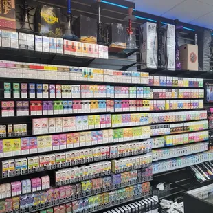 Vape juice section