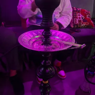 a hookah sitting on a table