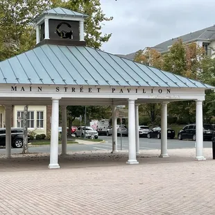 View looking across the street from restaurant.