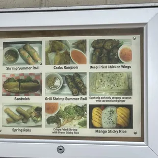ramen and noodles, menu