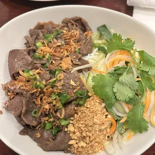 Fried Tofu Lemongrass Vermicelli