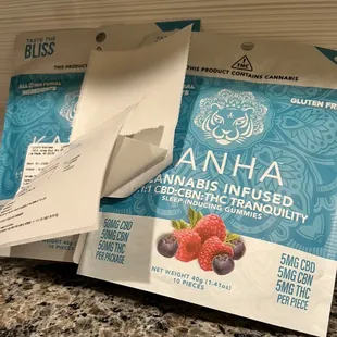 More gummies that aid in sleeping.