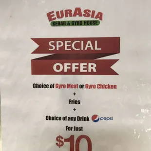 Special offer