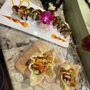 Black panther roll  Cherry Blossom