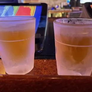 Ice cold shots of Fireball