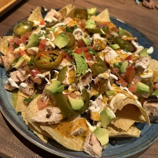 Grilled chicken nachos it looks good but I didn&apos;t like the taste