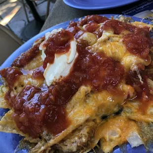 Pork nachos