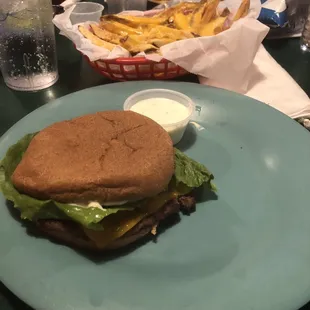 The 8.50 cheese burger