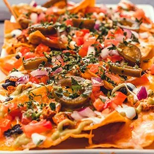 nachos, food