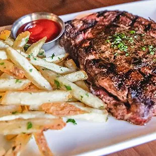 steak, food