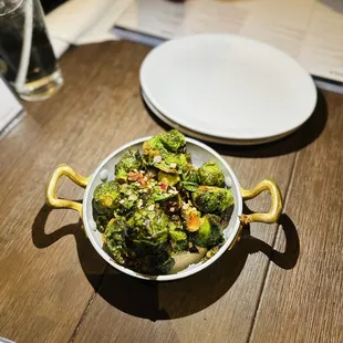 Crispy Glazed Brussels Sprouts