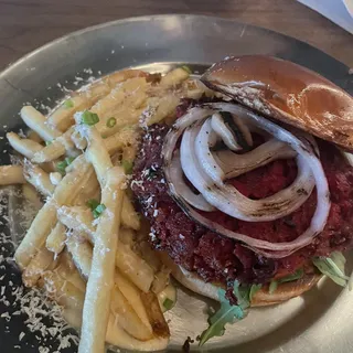 Crispy Veggie Beet Burger