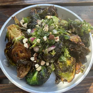 Crispy Glazed Brussel Sprouts
