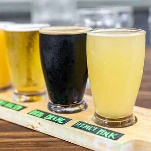 Four Beer Flight ($10)