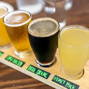 Four Beer Flight ($10)