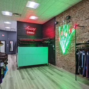 Rear of store