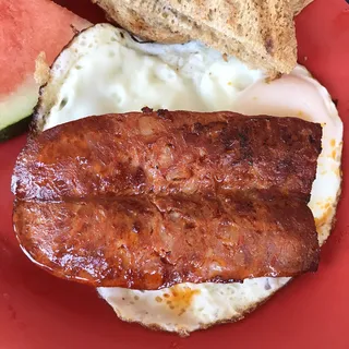 Linguica and Eggs