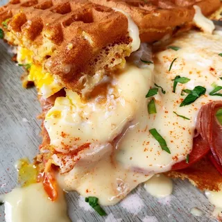 Eggs Benedict Waffle