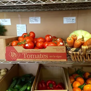 Fresh looking produce selection