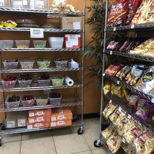 a view of a grocery store