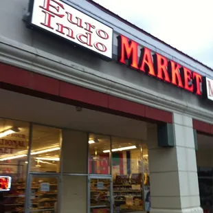 the outside of the store