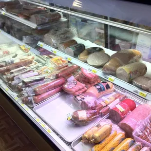 Locally and imported deli meats