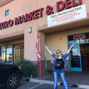 Welcome to our new and remodeled Euro market and smoke shop! The deli was closed permanently!