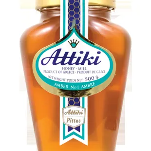 Greek honey, we also have German, Polish, Bulgarian, Turkish, Russian, Ukrainian and more imported honey.
