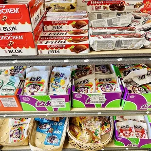 a variety of snacks and snacks