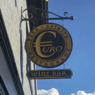 a sign on the side of a building