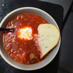 Borscht, Best I've had outside of Russia TBH!