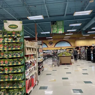 a view of a grocery store