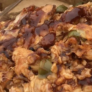 Barbecue chicken pizza