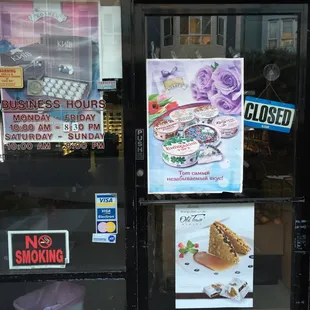 CLOSED 30 MINUTES BEFORE THE POSTED TIME