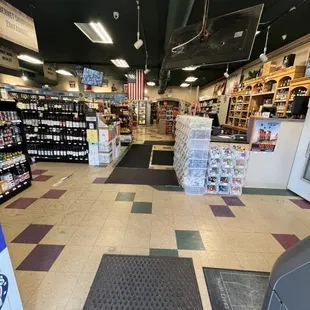 the inside of a store