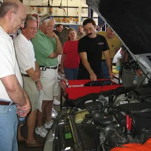 BMW tech session