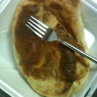 Cheese pie as big as your head. At $2.20 it beats all the dollar menus