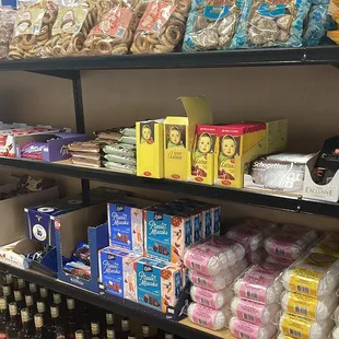 Sweet goodies up front