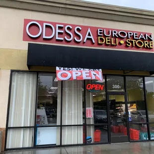 open sign
