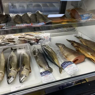 a variety of fish