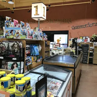 the inside of a store