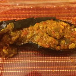 Eggplant dish from the deli. Tasty. !