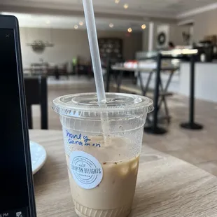 Honey Cinnamon Iced Latte