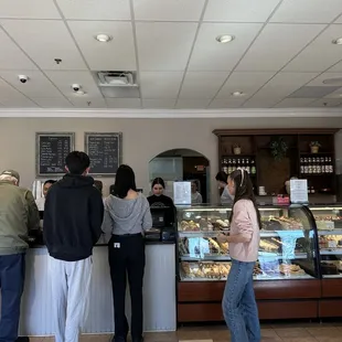 customers at counter